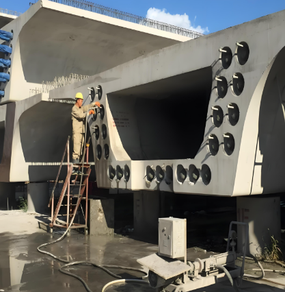 铁山压浆料施工流程及注意事项